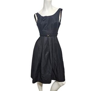 Sinclaire 10‎ Solid Black Sleeveless  Cocktail Dress Size 2